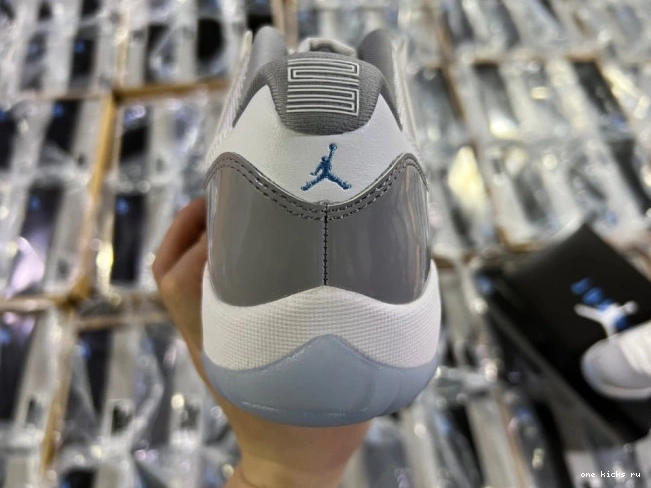 Rep Onekick Low Air AV2187-140 Jordan Grey 11 Cement 0822